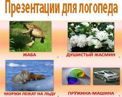 Презентации для логопеда. Автоматизация и дифференциация звуков.