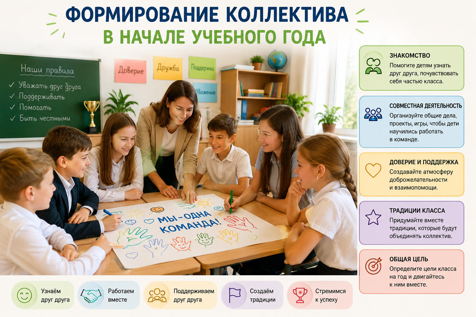 Формирование коллектива в начале учебного года