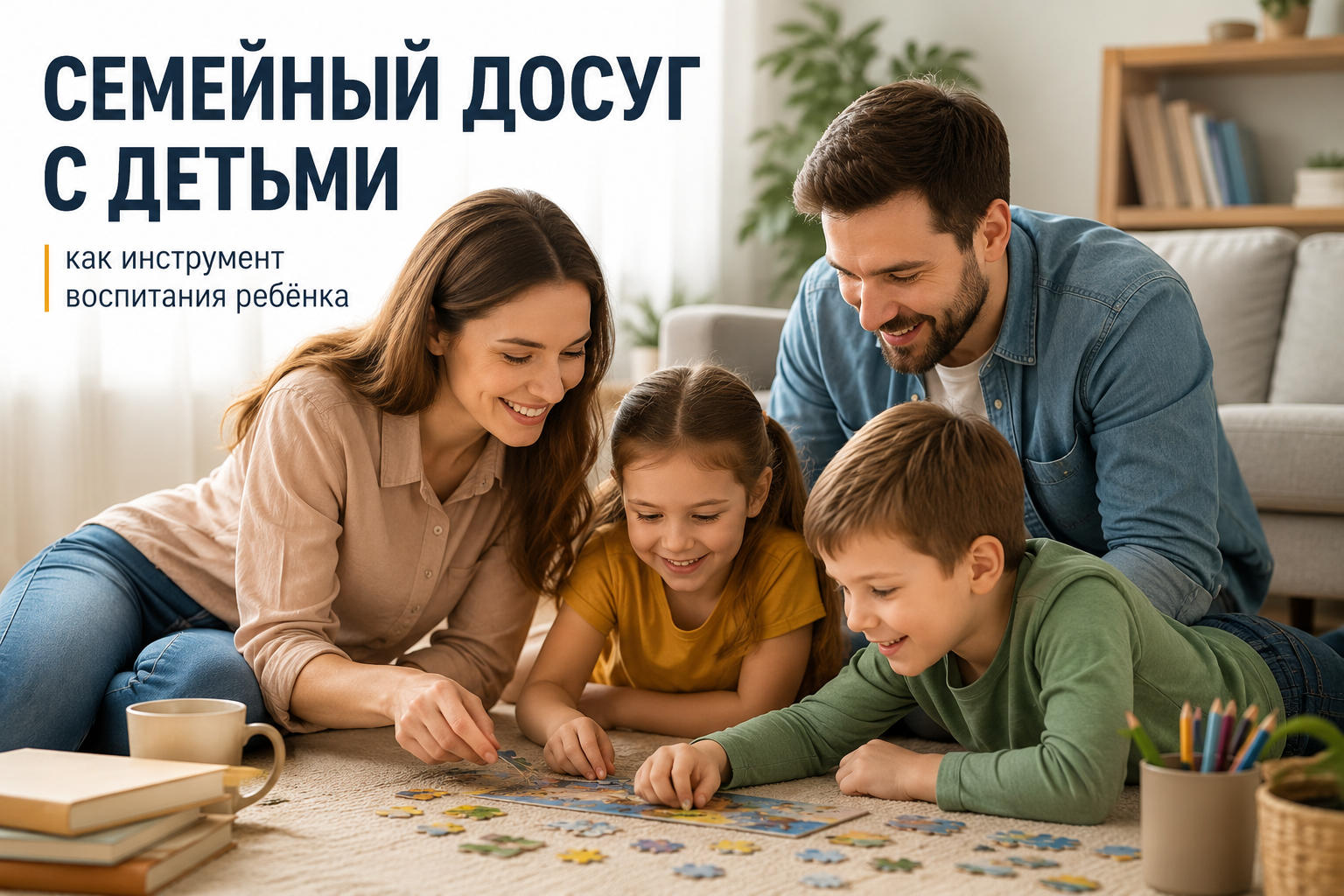 Семейный досуг с детьми как инструмент воспитания ребёнка