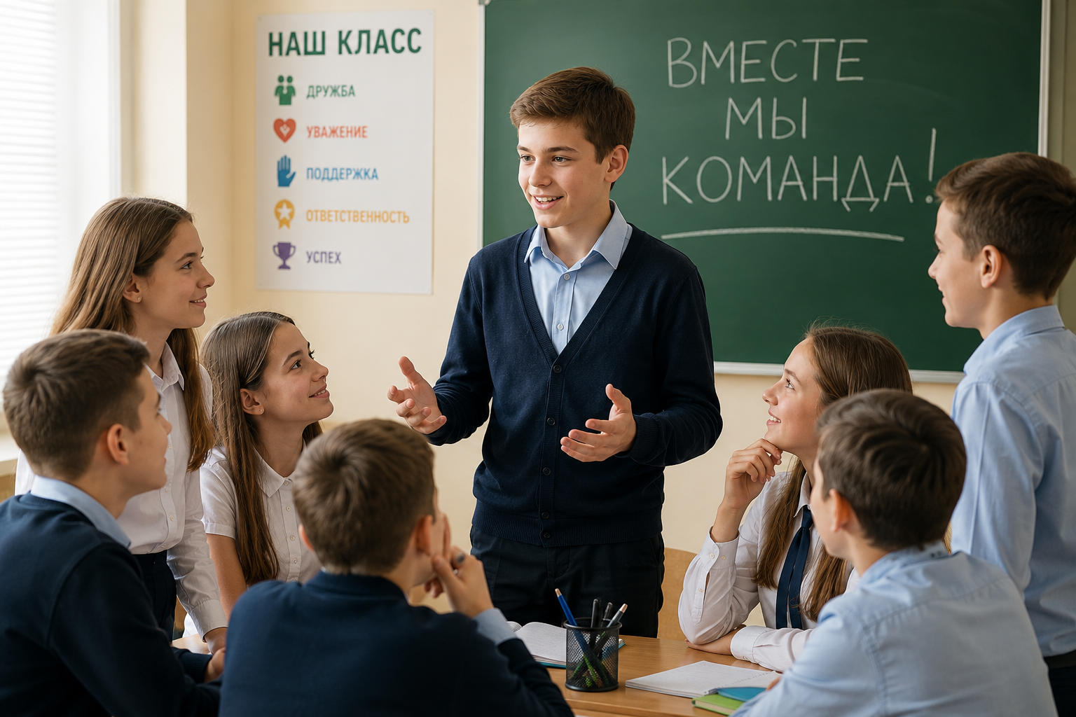 Лидер школьного коллектива