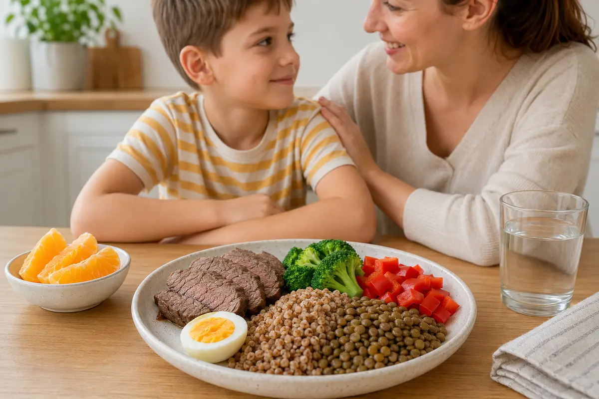 Продукты с железом для детского рациона
